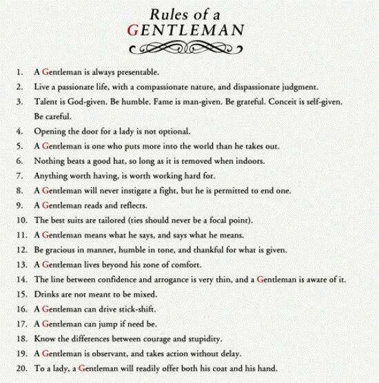 A Gentleman Is