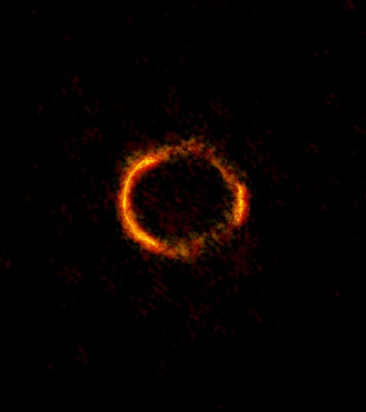 gravitationally-lensed-galaxy-SDP81-ALMA -NRAOESONAOJ-B Saxton NRAOAUINSF