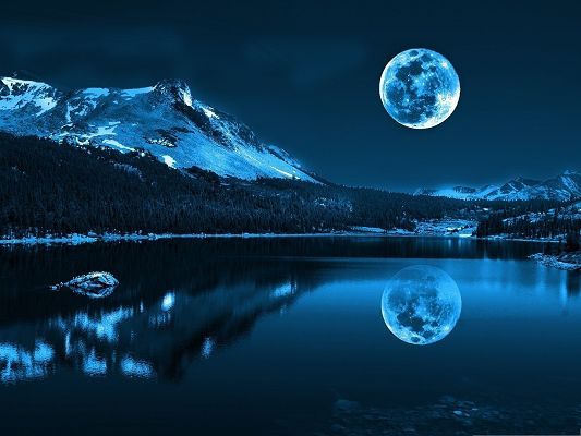 reflected-moon